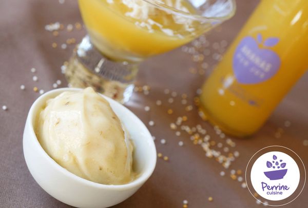 Crème glacée à la banane (1 ingrédient), parfum des îles