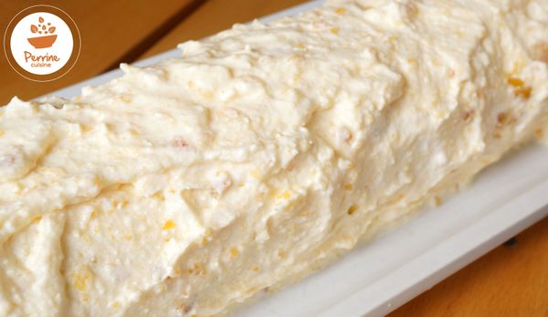 Bûche roulée pain d’épices, clémentine et oranges confites