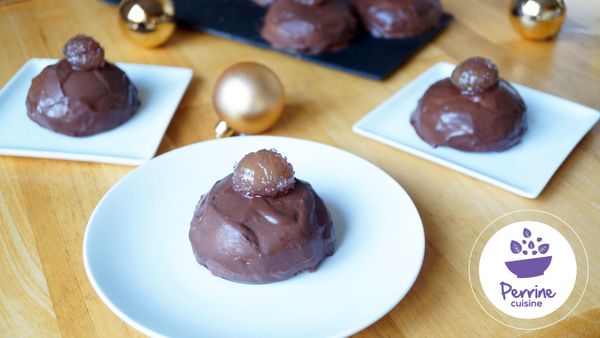 Dômes mousseux choco-marrons