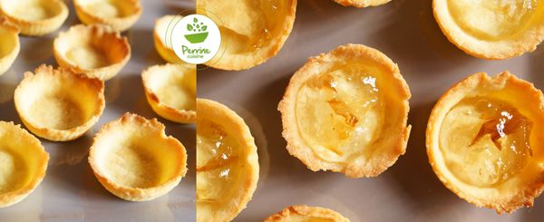 Mini-tartelettes meringuées au jasmin