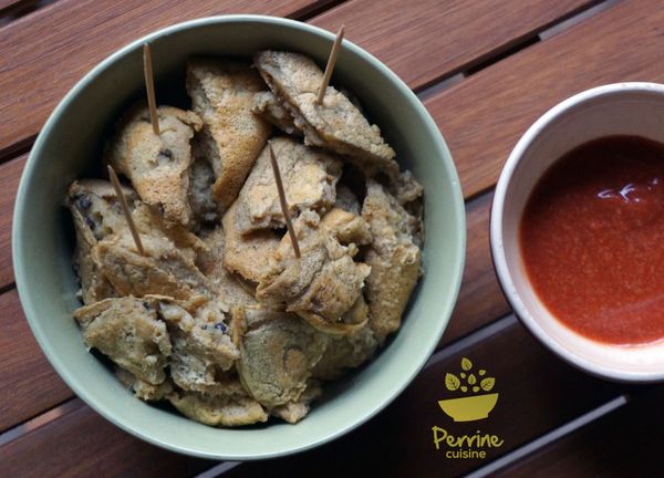 Kaiserschmarrn apéritif à la farine de lentilles vertes