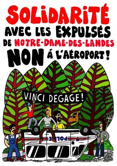 La Rochelle : Projection/discussion sur la lutte anti aéroport et la répression à NDDL