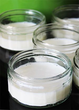 La compote de prune et sa panna cotta