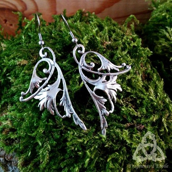 Boucles d'oreilles Ailes de Fées