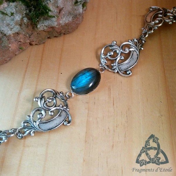 Bracelet elfique Aeryn Elendae Labradorite