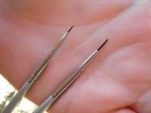 Les pinceaux "nail art"