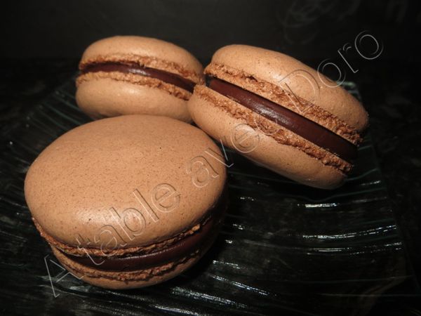 Macarons au chocolat