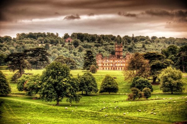 Highclere Castle, set di Downton Abbey