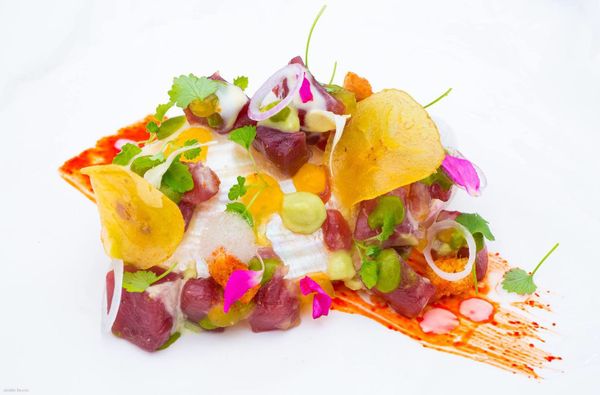 Creazione gourmand a base di tonno al Girotonno