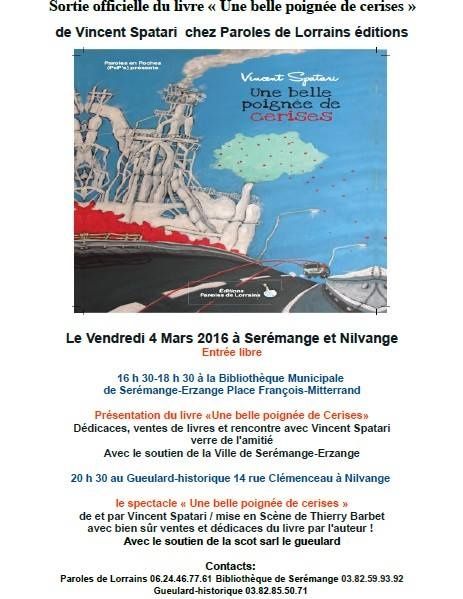 Ville de Serémange,Association Acase, Le Gueulard, livre, Vincent Spatari