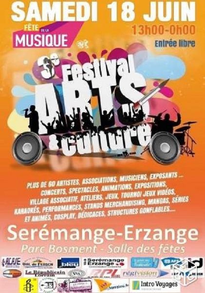 Sérémange-erzange 3ème Festival "Arts et Culture" le 18 juin 2016