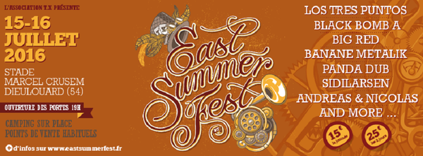 Dieulouard East Summer Festival les 15 et 16 juillet 2016