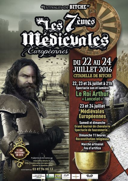 Bitche Estivales Médiévales Européennes du 22 au 24 juillet 2016