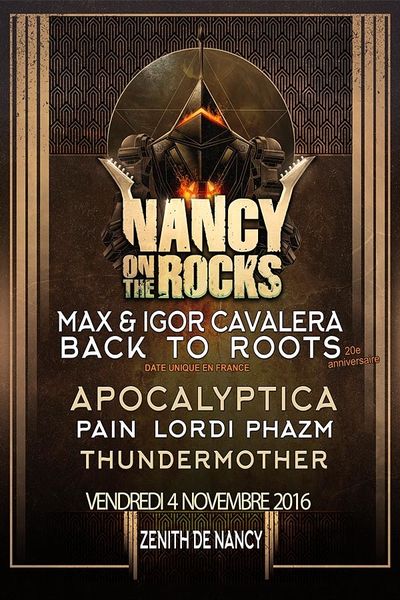 ZENITH de Nancy Festival Nancy on the Rocks le 4 novembre