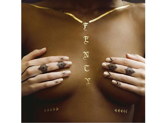 Les tatouages éphémères by Rihanna