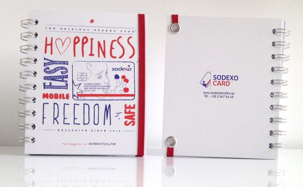 Un carnet personnalisé pour la Sodexo Card...