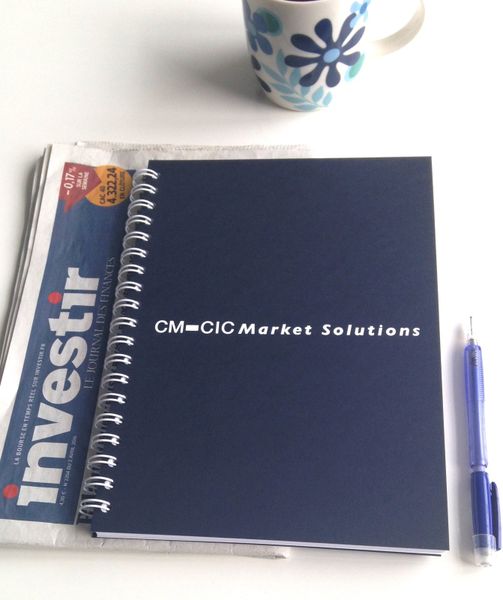 cahier personnalisé à spirales