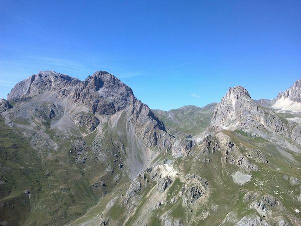 Arete NW Aiguillette du Lauzet... euh Arete NW variante, Contreforts de Gauche 1ère tour, Aiguillette du Lauzet