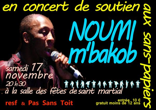 Concert de soutient à RESF et Pas Sans Toit.