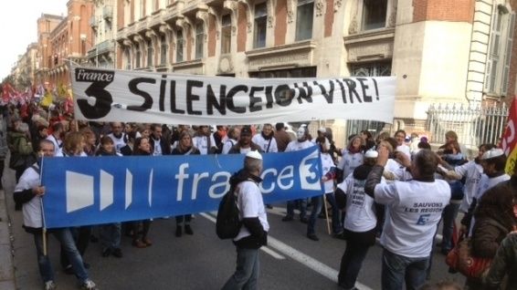 Contre congrès du PS : manifestation à Toulouse.