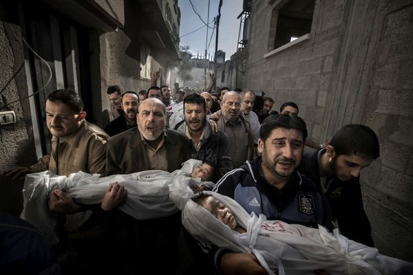Prix World Press 2012 : les funérailles de deux enfants palestiniens