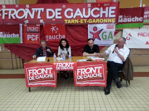 Le Front de gauche en meeting à la Maison du peuple