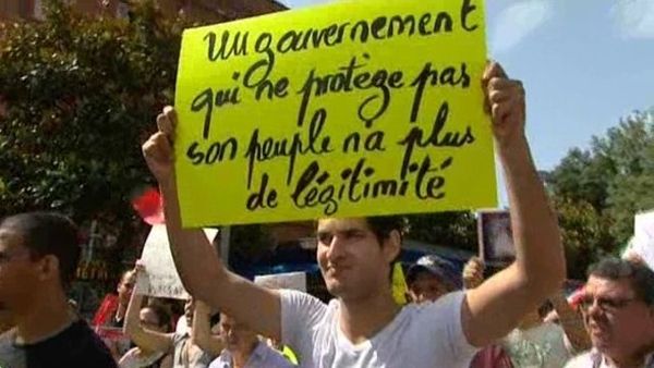 Toulouse : manifestation en hommage à Mohammed Brahmi assassiné jeudi