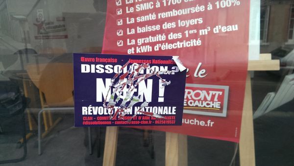 Extrême droite : Le local PG / GA - CA de Toulouse a été l'objet de dégrations