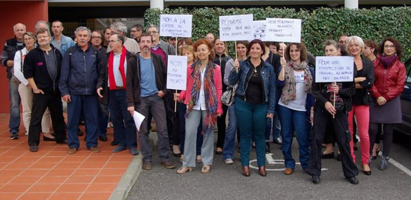 Montauban. Rassemblement des inspecteurs du travail en grève