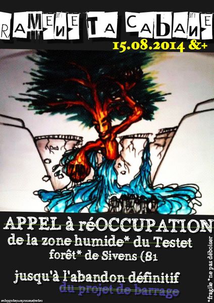 ZAD du Testet : Appel à réoccupation