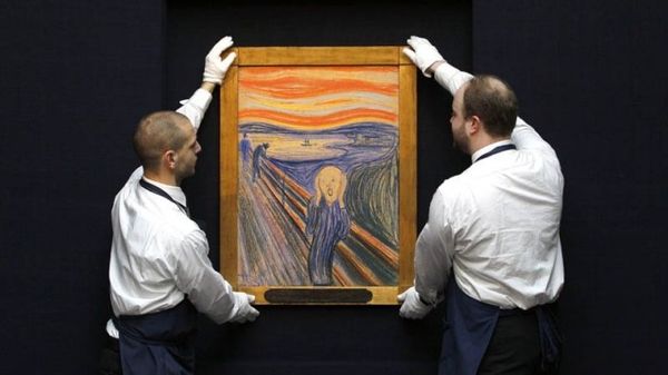 Edvard Munch, Le cri (version de 1895,vente chez Sotheby’s en 2012)