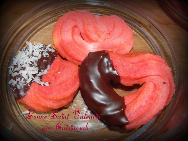 sablés coeur de saint valentin