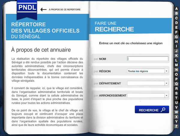 Repertoire des Villages et recherches cartographiques