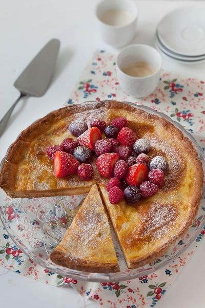 Oui, mais non, ça c'est l'image de marmiton.. Chez nous, on ne met pas de fruits !!! Non, mais allo quoi !!