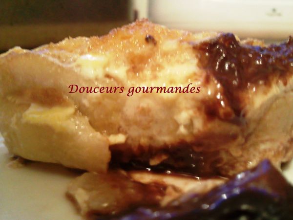 Pudding aux poires et chocolat au lait