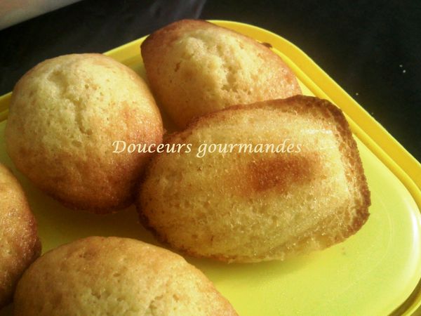 Madeleines au citron
