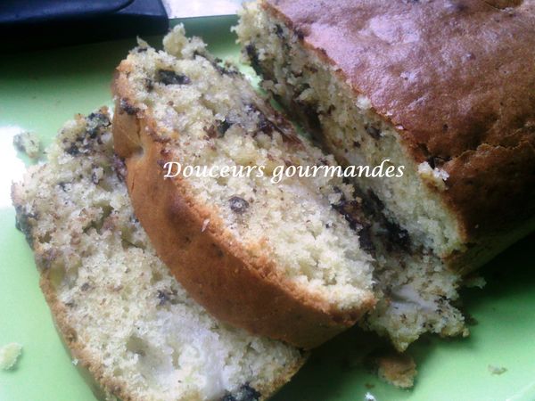 Cake banane/chocolat