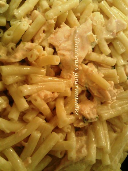 Macaroni au saumon