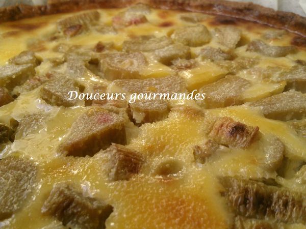 Tarte à la rhubarbe