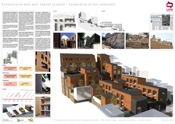 Construire en bois pour habiter la pente : coopérative et anti-spéculatif