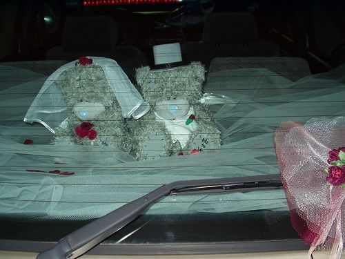 La décoration de ma voiture. Rivari et Perli alias Nounours et Nounourcette!