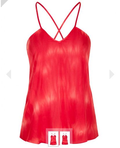 Dos nu croisé Naf Naf rouge Taille 38 : 25 euros