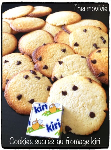 Cookies sucrés au fromage Kiri