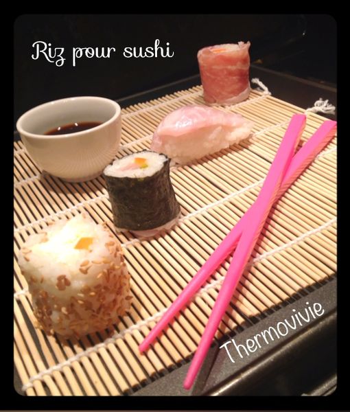 Cuisson du riz pour sushis au thermomix