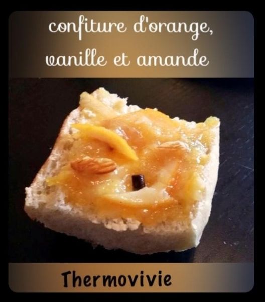 Confiture oranges vanille amandes