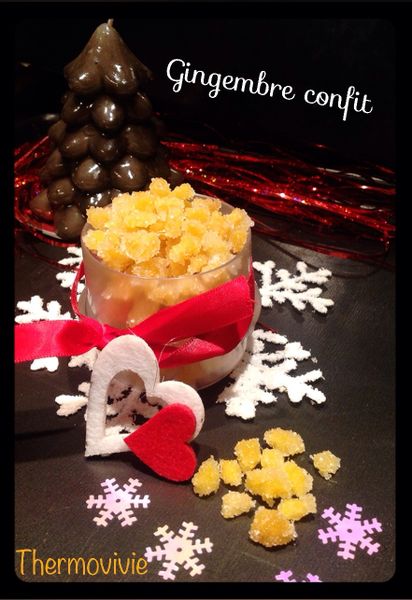 Gingembre confit au thermomix