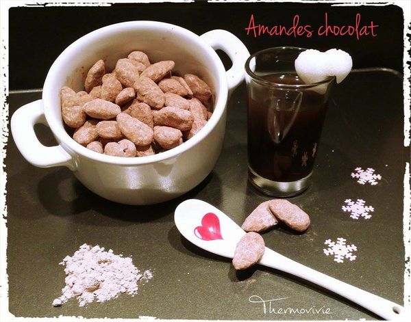 Amande enrobée de chocolat