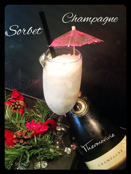 Sorbet champagne