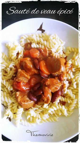 Sauté de veau épicé