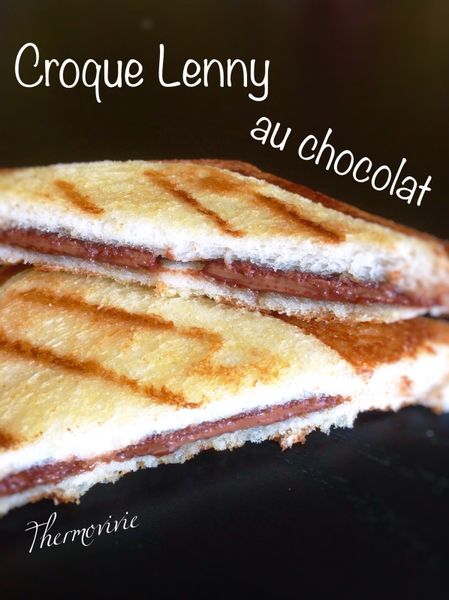 Croque Lenny au chocolat, le croque monsieur sucré qui fera fondre les petits gourmands